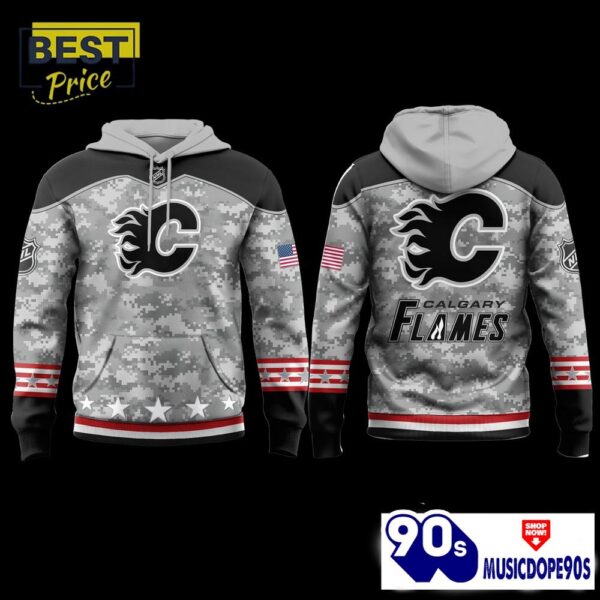 Calgary Flames 2024 Military Appreciation Hoodie, Jogger, Cap