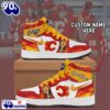 Calgary Flames Air Jordan 1 Shoes