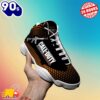 Call Of Duty Round Orange Dots In Black Air Jordan 13 Sneaker