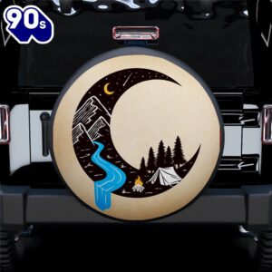 Hippie Tire Covers Camping Moon,…