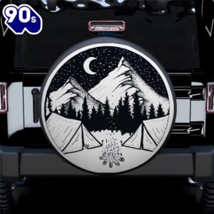 Hippie Tire Covers Camping Night,…