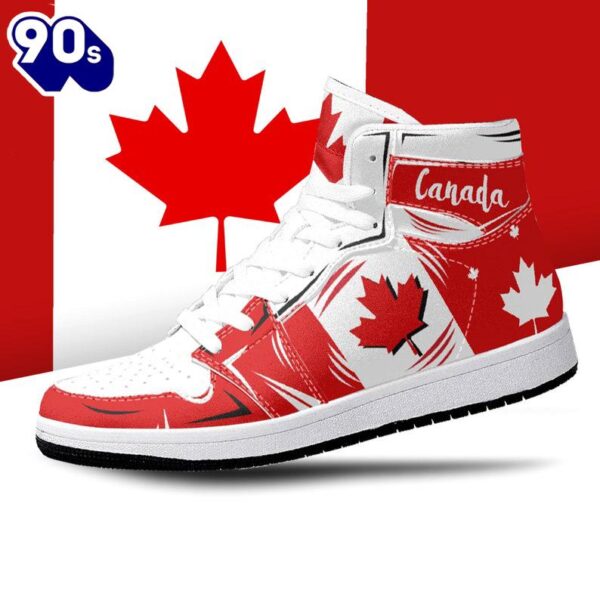 Canada Flag JD1 Sneakers Custom Country