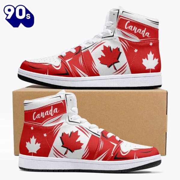 Canada Flag JD1 Sneakers Custom Country