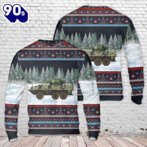 Canadian Army AVGP Cougar Christmas Sweater