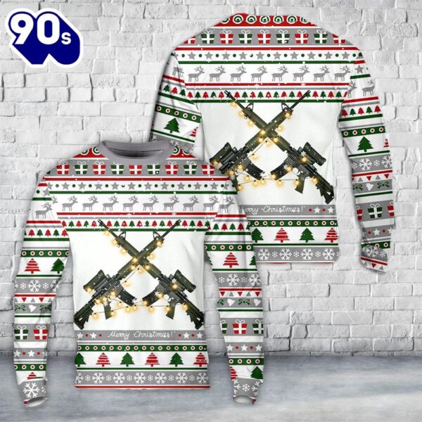 Canadian Army C7A2 Christmas AOP Sweater