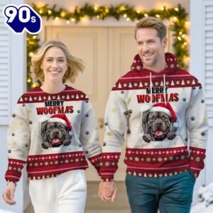 Cane Corso Dog Merry Woofmas Christmas Sweatshirt & Hoodie