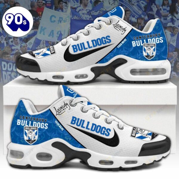 Canterbury Bankstown Bulldogs Custom Name NRL Air Max Plus Shoes