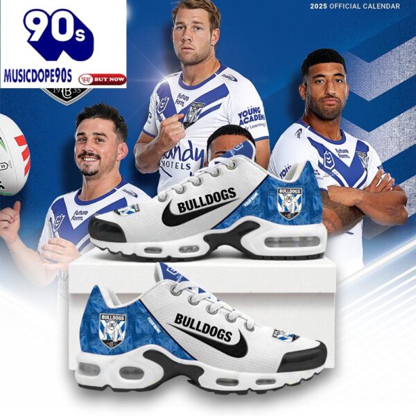 Canterbury Bulldogs Custom Name Air Max Plus Shoes For Fans