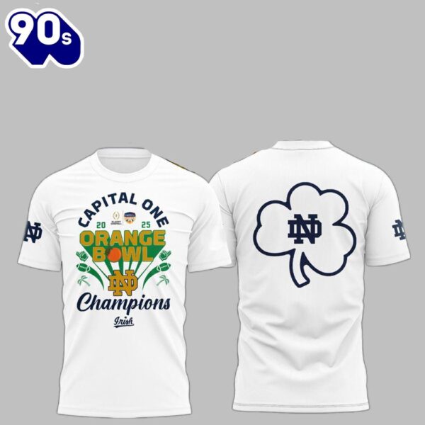 Capital One 2025 Orange Bowl Champions Irish Shirt