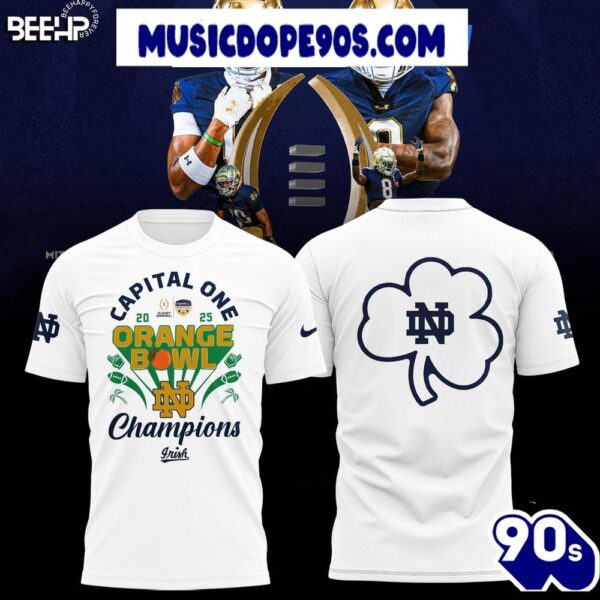 Capital One 2025 Orange Bowl Champions Notre Dame Fighting Irish Limited Edition Hoodie