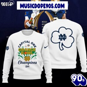 Capital One 2025 Orange Bowl Champions Notre Dame Fighting Irish Limited Edition Hoodie