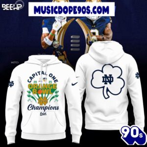 Capital One 2025 Orange Bowl Champions Notre Dame Fighting Irish Limited Edition Hoodie