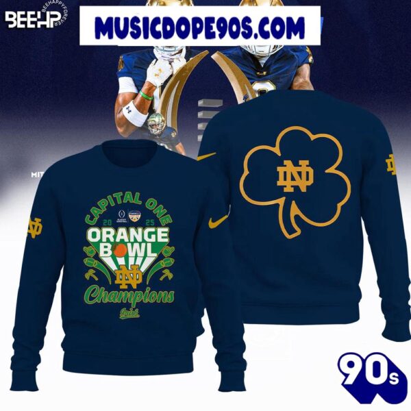 Capital One 2025 Orange Bowl Champions Notre Dame Fighting Irish Limited Edition T-Shirt