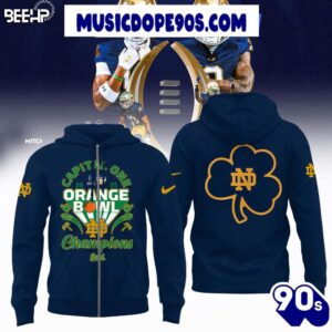 Capital One 2025 Orange Bowl Champions Notre Dame Fighting Irish Limited Edition T-Shirt