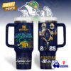 Capital One Orange Bowl 2025 Notre Dame Fighting Irish Tumbler With Handle And Straw