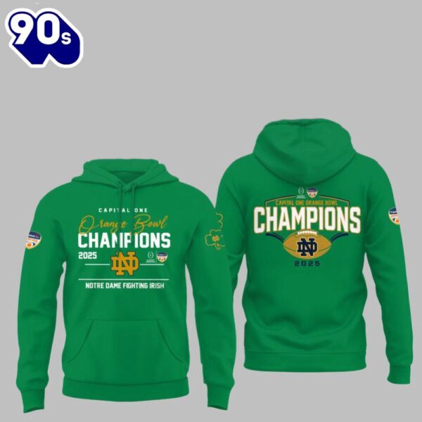 Capital Orange Bowl Champions 2025 Fighting Irish Shirt