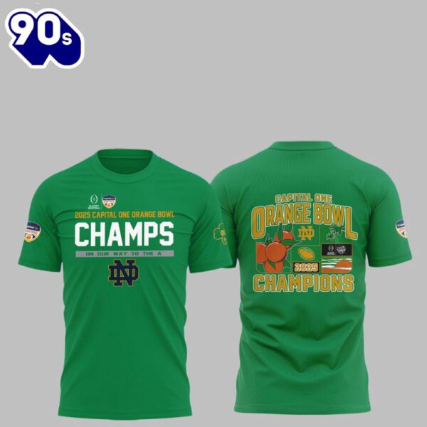 Capital Orange Bowl Champions Fighting Irish 2025 Shirt