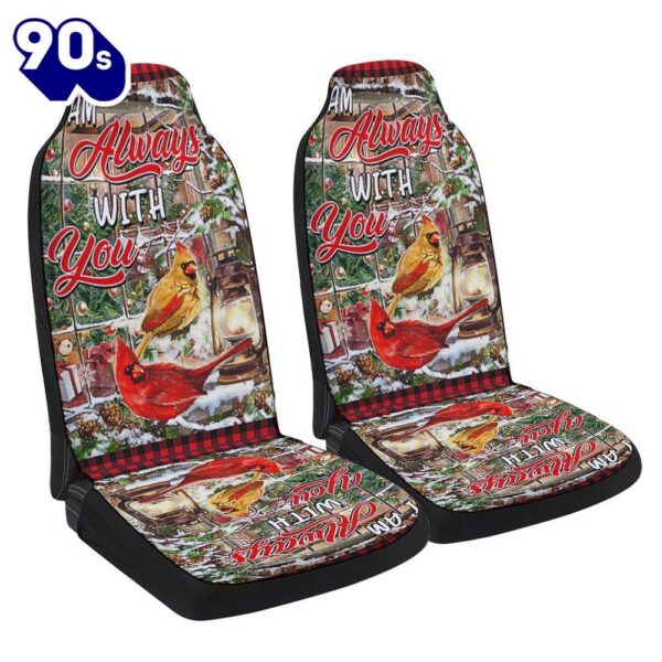 Cardinal Christmas I Am Always With You Seat Cover Cars  Gift For Christmas