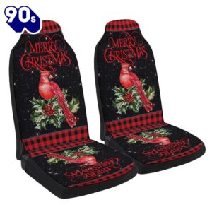 Cardinal Merry Christmas Seat Cover…