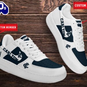 Carlton Blues AFL Personalized Air Force 1 Shoes