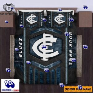 Carlton Football Club Bedding Set For Fan New Arrivals 2024