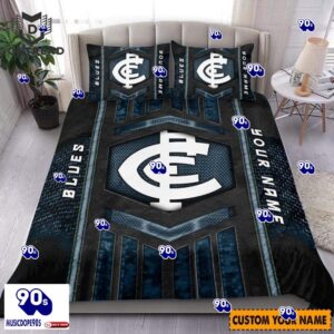 Carlton Football Club Bedding Set For Fan New Arrivals 2024