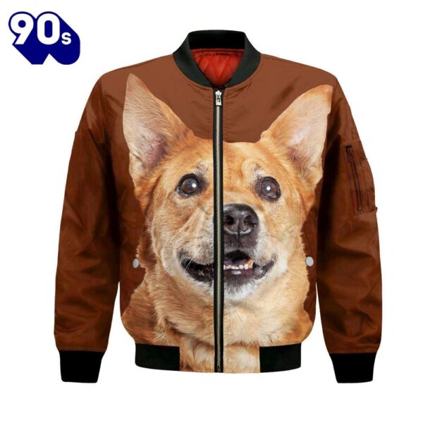 Carolina Dog – Unisex 3D Graphic Bomber Jacket