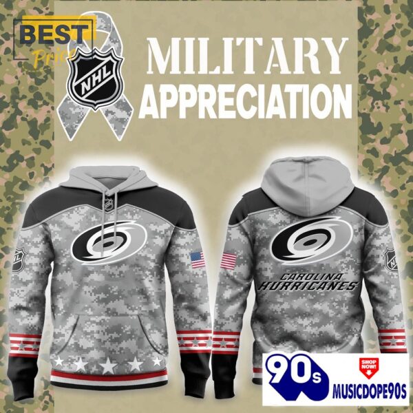 Carolina Hurricanes 2024 Military Appreciation Hoodie, Jogger, Cap