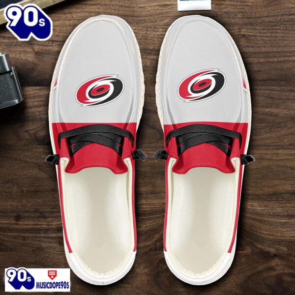 Carolina Hurricanes NHL Hey Dude Shoes Custom Name Perfect Gift