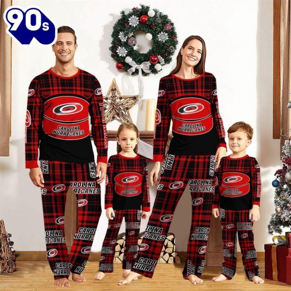 NCAA Family Pajama Sets  Carolina Hurricanes Pajamas Personalized Your Name