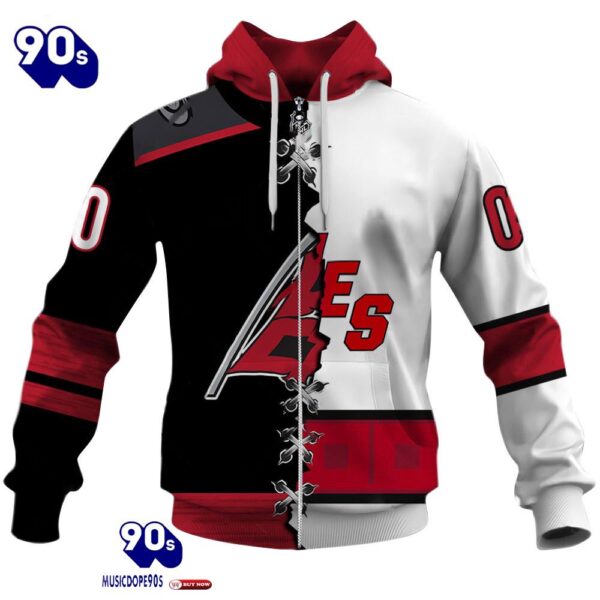 Carolina Hurricanes Personalized NHL Mix Jersey Hoodie Set