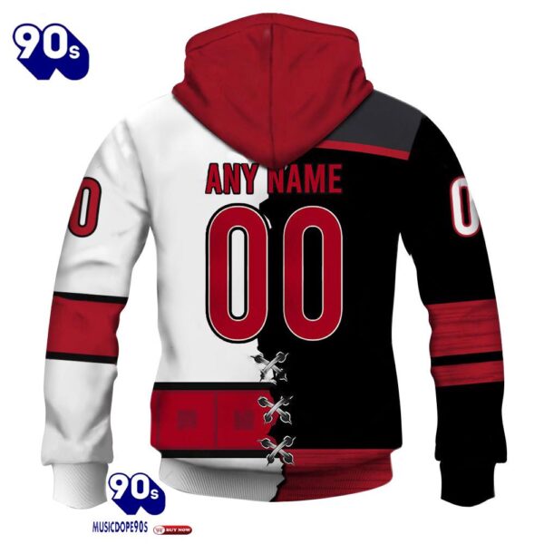 Carolina Hurricanes Personalized NHL Mix Jersey Hoodie Set