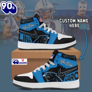 Carolina Panthers Air Jordan 1 Shoes