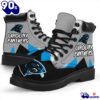 Carolina Panthers All Season Boots  Casual Shoes  Vegan Leather Custom Boot Shoes