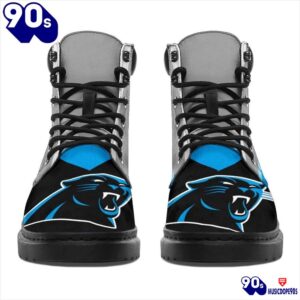 Carolina Panthers All Season Boots Casual Shoes Vegan Leather Custom Boot Shoes