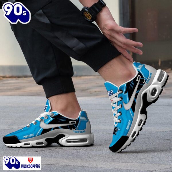 Carolina Panthers Customized Air Max Plus Shoes