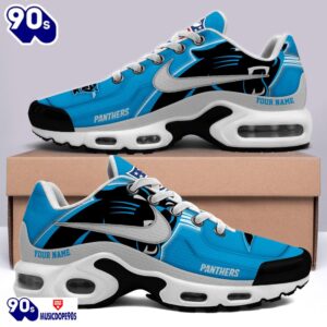 Carolina Panthers Customized Air Max Plus Shoes