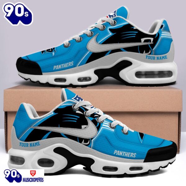 Carolina Panthers Customized Air Max Plus Shoes