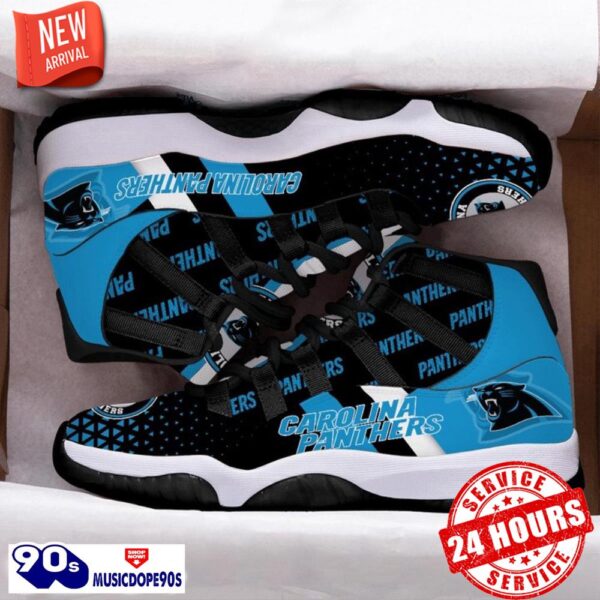 Carolina Panthers Football Team Air Jordan 11 Best Sneakers For Men Women Fans