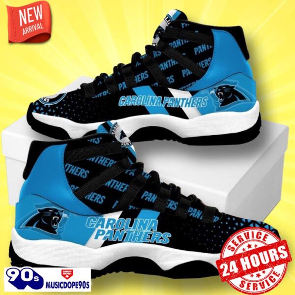 Carolina Panthers Football Team Air Jordan 11 Best Sneakers For Men Women Fans