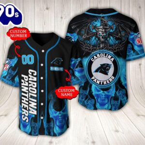 Carolina Panthers NFL Baseball Jersey…