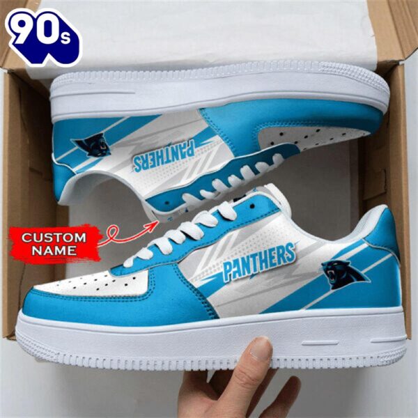 Carolina Panthers NFL Personalized Air Force 1 Shoes