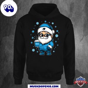 Carolina Panthers Santa Christmas Football…