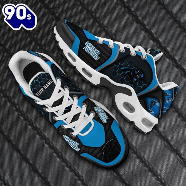 Carolina Panthers Tn Shoes Personalized Your Name, Football Team Shoes