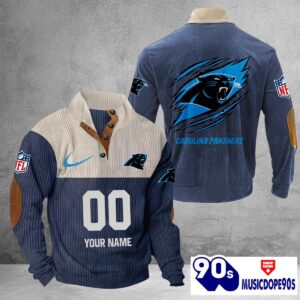 Carolina Panthers Vintage Button Up…