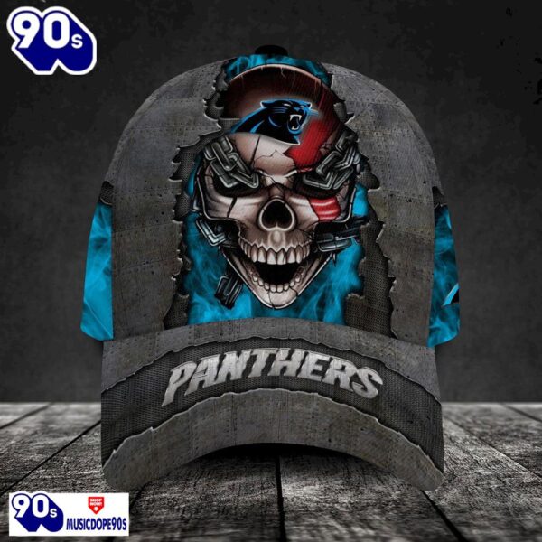 Carolina Panthers-Personalized NFL Skull Cap V3