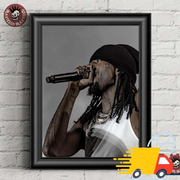 Carti Wept Playboi Carti Crying During His Set At Rolling Loud 2025 Photo Canvas