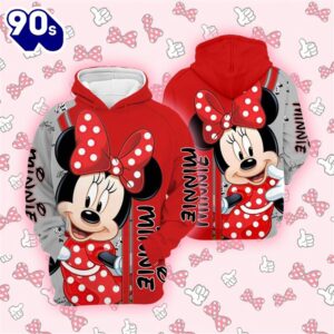 Cartoon Character Cute Minnie Hoodie…