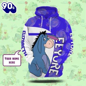 Cartoon Character Eeyore Hoodie All…