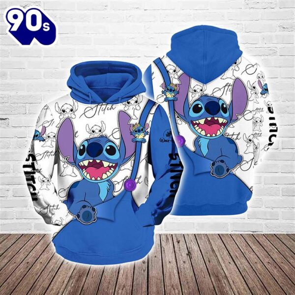 Cartoon Character Fall Stitch Hoodie All Over Printed 3D Unisex Men Women